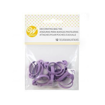 Wilton conj. 12 anilhas para sacos de pasteleiro
