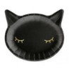 6 pratos cat black 22x20cm