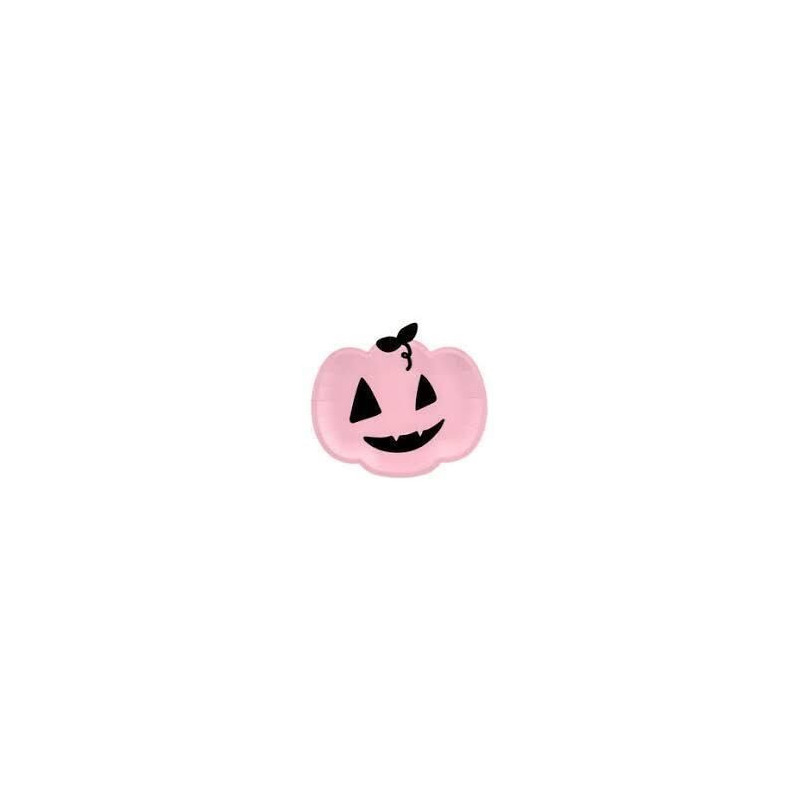 6 pratos pumpkin 25x22cm