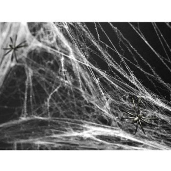 1 teia Aranha branca 60g