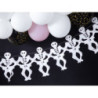 1piece garland skeletons White 3m
