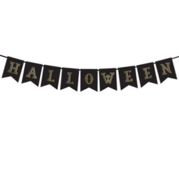 1 Banner Halloween black 20x175cm