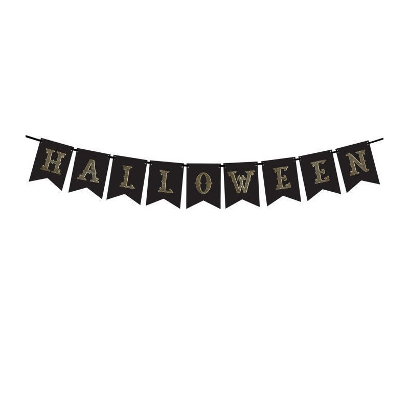 1 Banner Halloween black 20x175cm