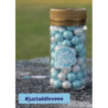 Pérolas Chocolate azul e pérola 65gr