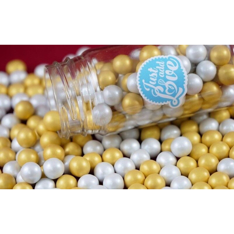 Pérolas Chocolate ouro e pérola 65gr