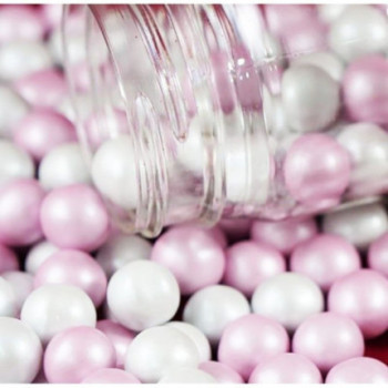 Pérolas chocolate rosa e pérola 65g