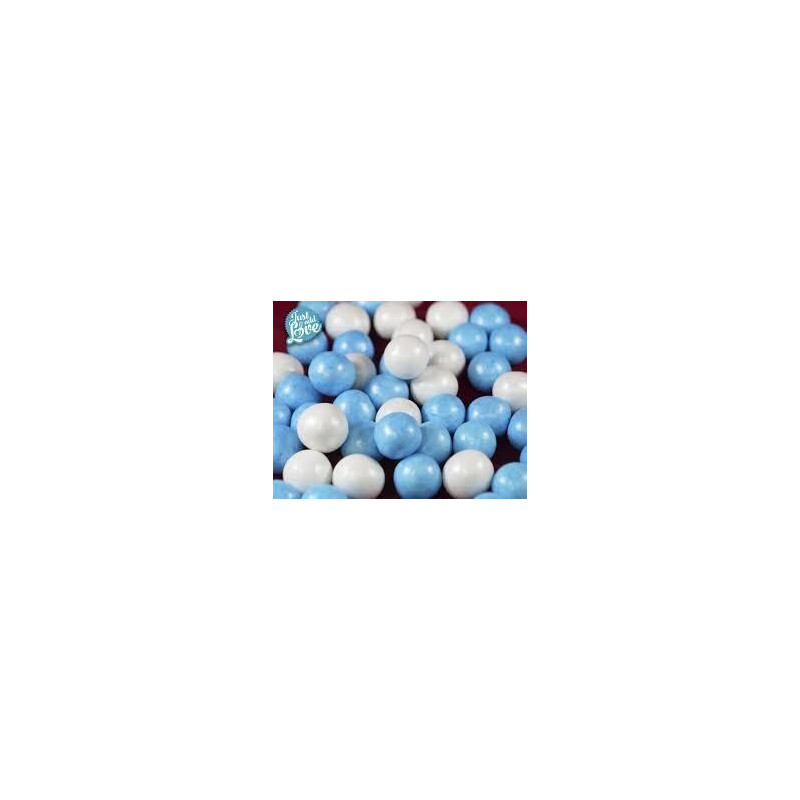 Bolas de cereal azul e pérola 100g