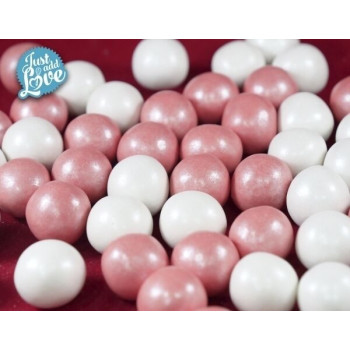 Bolas de cereal rosa e pérola 100g