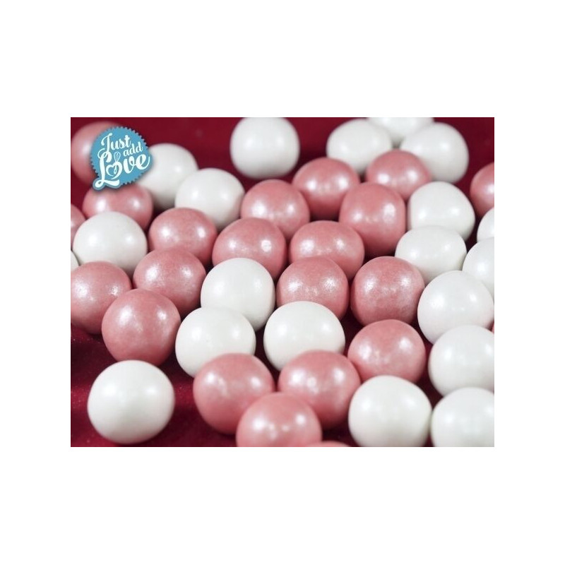 Bolas de cereal rosa e pérola 100g
