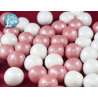 Bolas de cereal rosa e pérola 100g