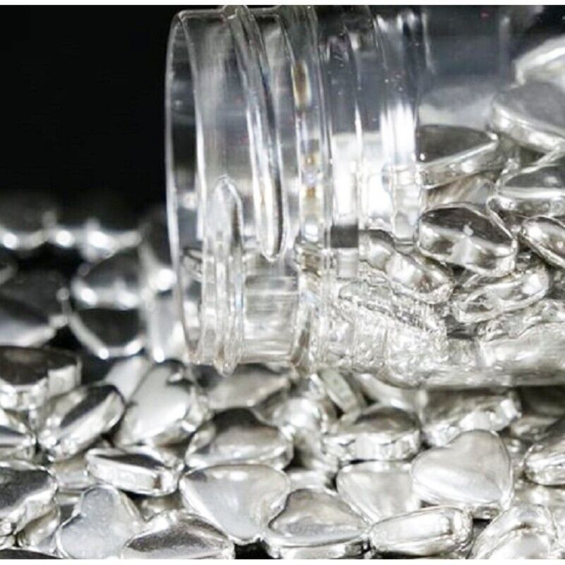 Corações Metalizados 75g