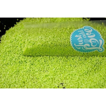 Granulado verde lima brilhante 250g