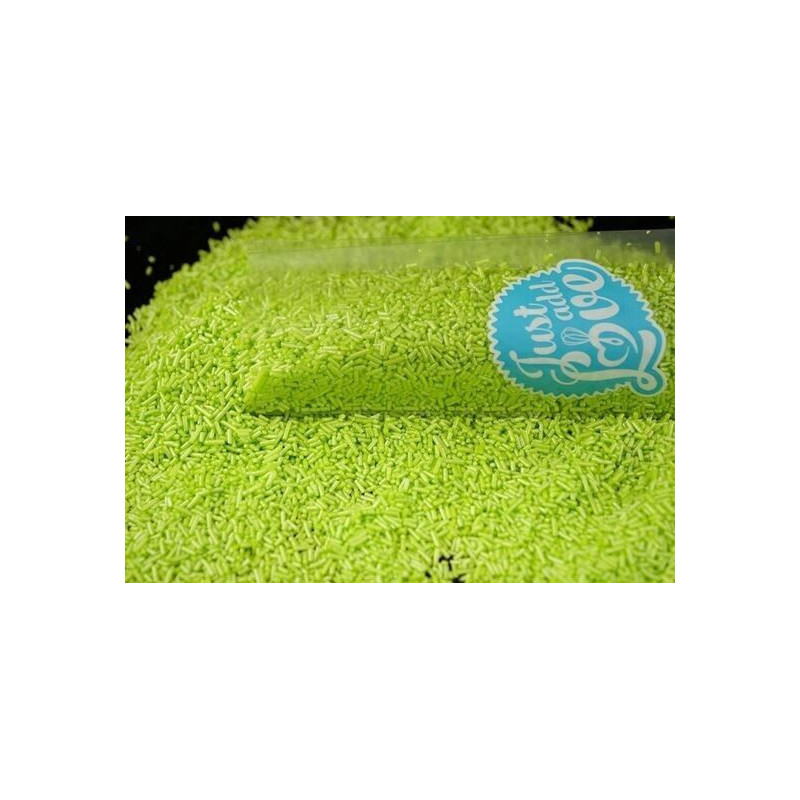 Granulado verde lima brilhante 250g