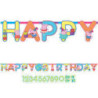 Add an age jumbo letter banner peppa pig