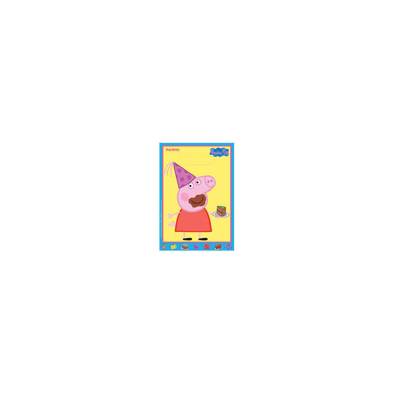 8 sacos de oferta porquinha Peppa