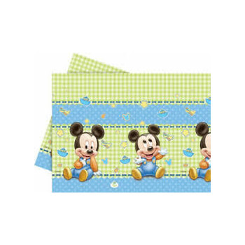 Toalha plástico Mickey Baby 120x180cm