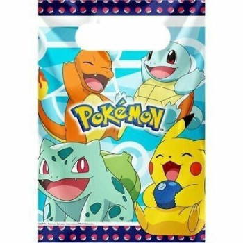 8 sacos lembranças Pokémon