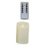 Vela led de cera com comando