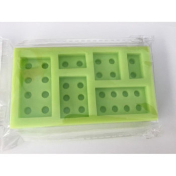 Molde Silicone Peças de lego com 6