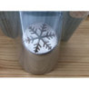 Bico Decoração Inox Grande,Floco neve