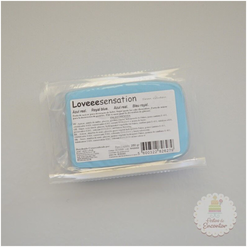 Pasta Loveee Sensation Azul Real 250g