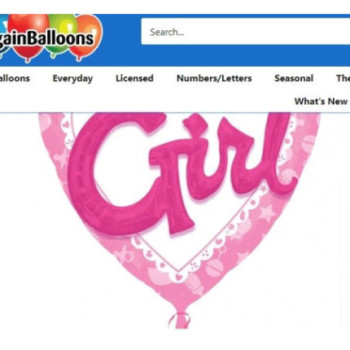 Multi balão foil Baby Girl (91 x  91cm)