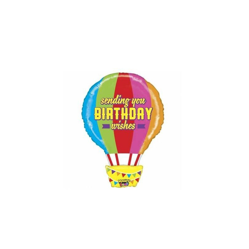 Balão super shape 30" Hot air bday
