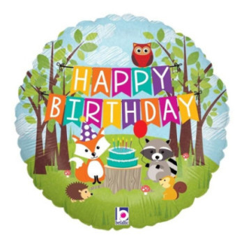 Balão standard woodland birthday