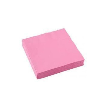20 Guardanapos 33 x 33 cm , 2 folhas - new pink