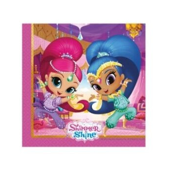 20 Guardanapos 33 x 33 cm  - Shimmer and Shine
