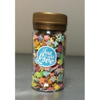 Estrelas coloridas medias 55g