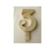 Vela Nº3 13cm Dourado
