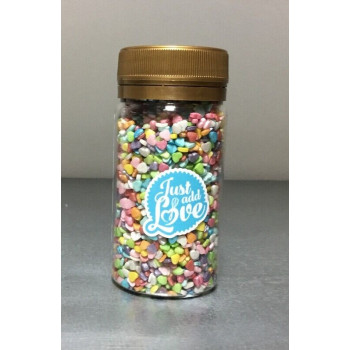 Corações Coloridos Pequenos 60 gr. Just add Love