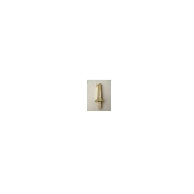 Vela Nº1 13cm Dourado