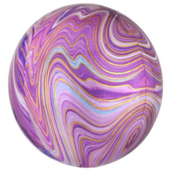 Balão Orbz Marblez Purpura