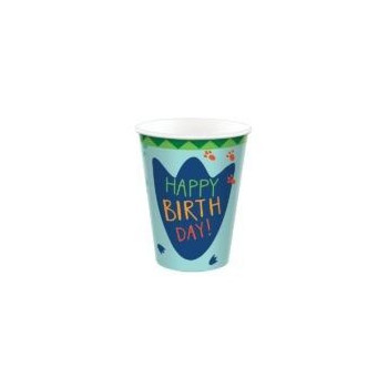 8 copos 250 ml - DINO MITE