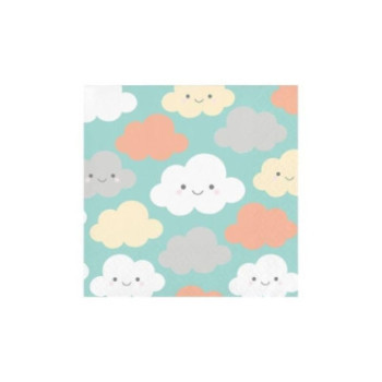 16 Guardanapos pequenos nuvem baby shower