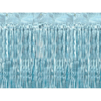 Cortina azul 90x250cm