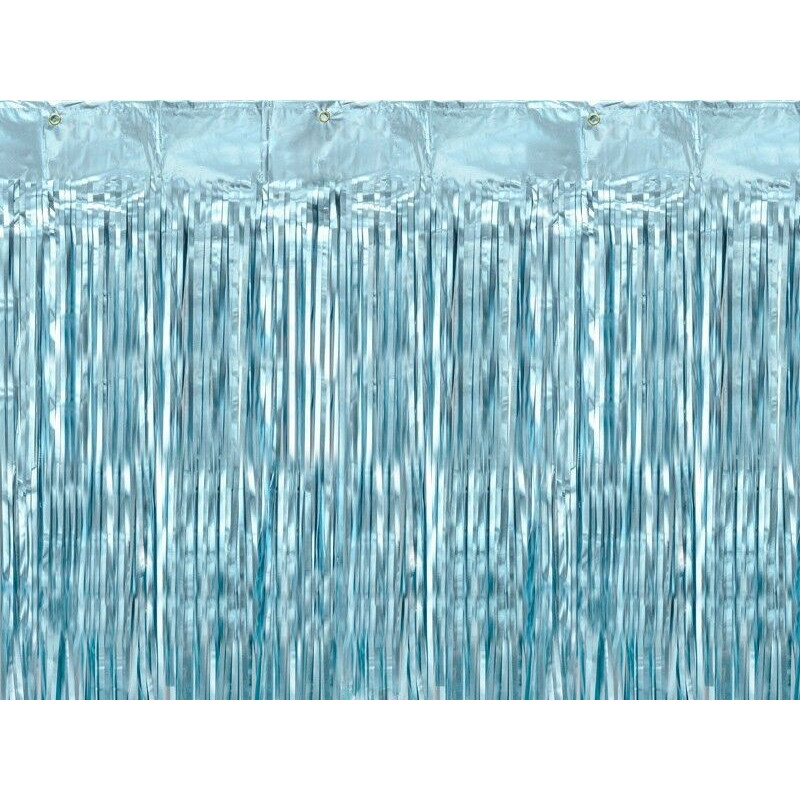 Cortina azul 90x250cm