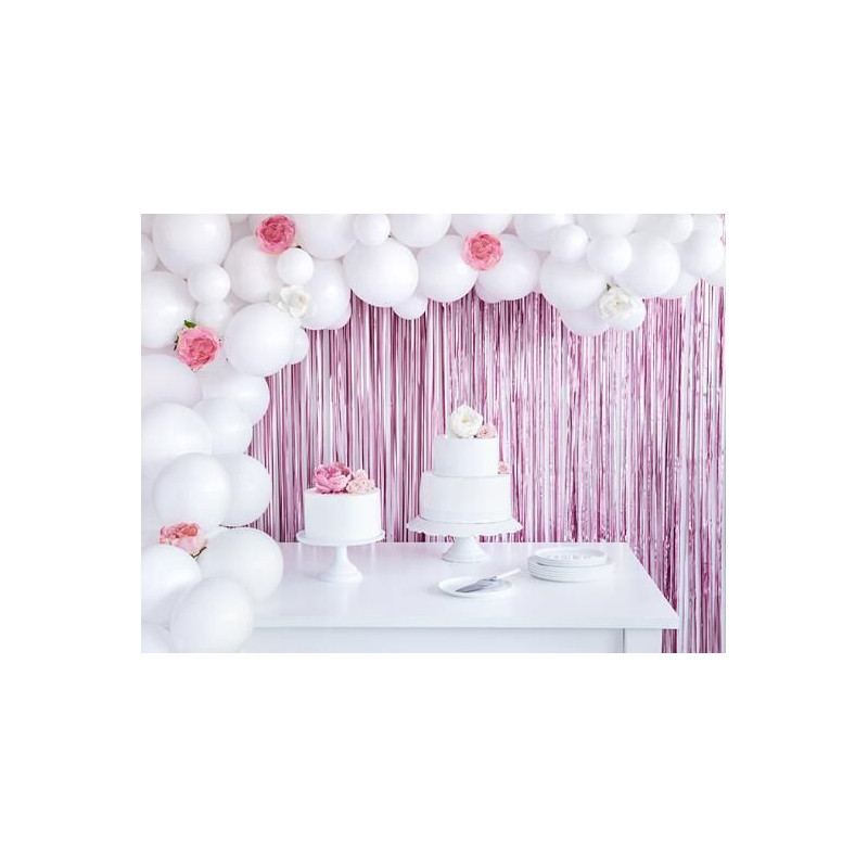 Cortina Rosa 90x250cm