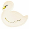 6 Pratos Recortados Cisne 23cm