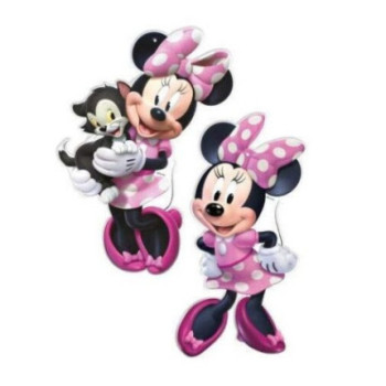 2 figuras Minnie para decoração