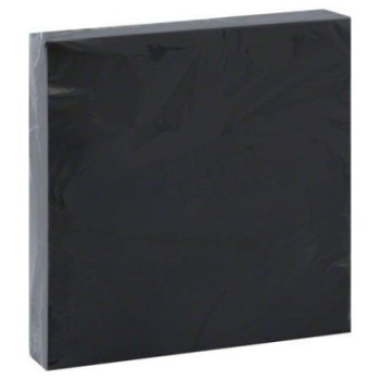 20 guardanapos 33x33cm preto