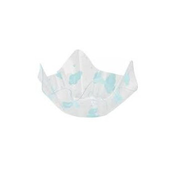 Taça pequena com nuvens azul 13cm diam. 7cm alt.