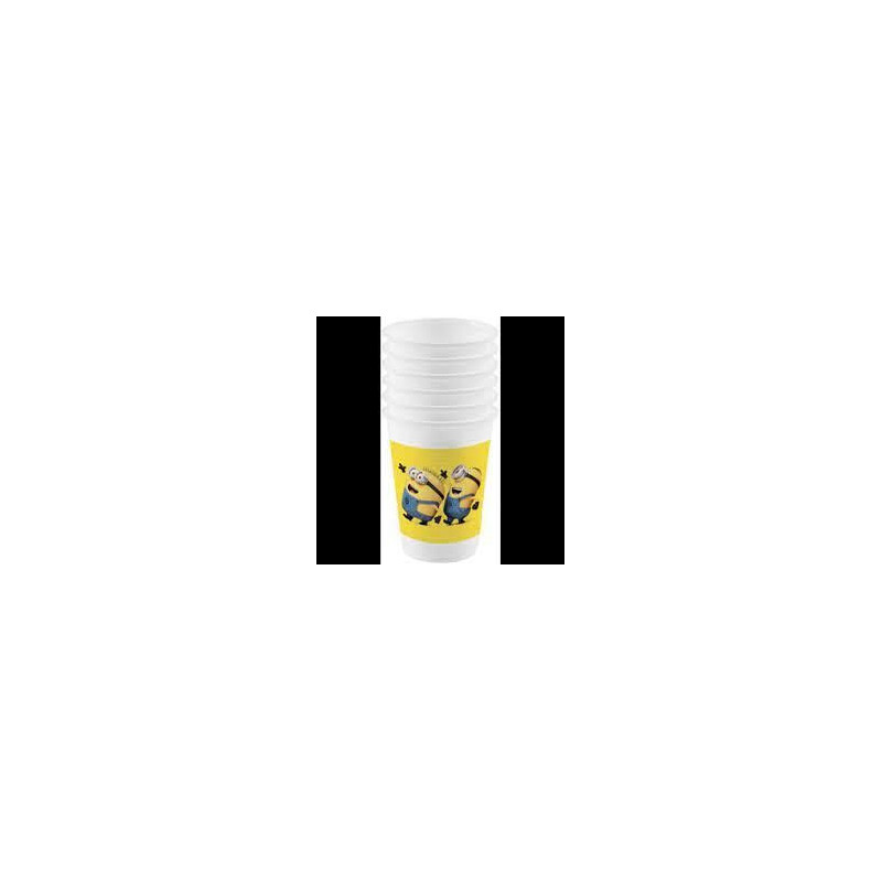 8 copos Minions 20 cl