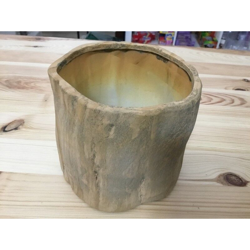 Vaso decorativo em cerâmica - Wood