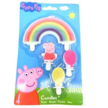 Set 4 Velas Peppa Pigs