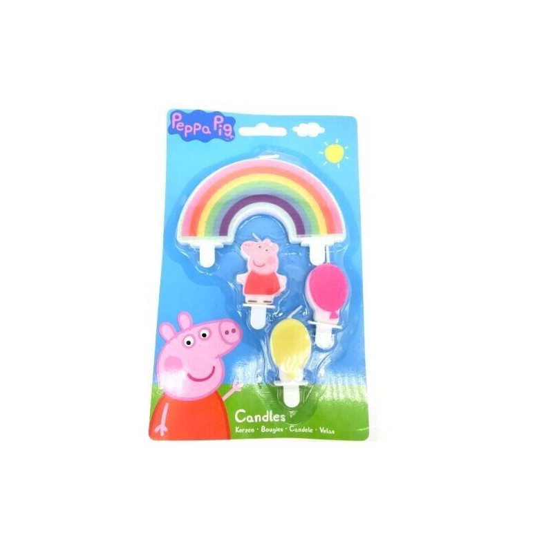 Set 4 Velas Peppa Pigs