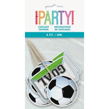 Toppers cupcakes 3D Futebol