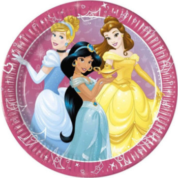 8 Pratos 23 cm Princess Day Dream